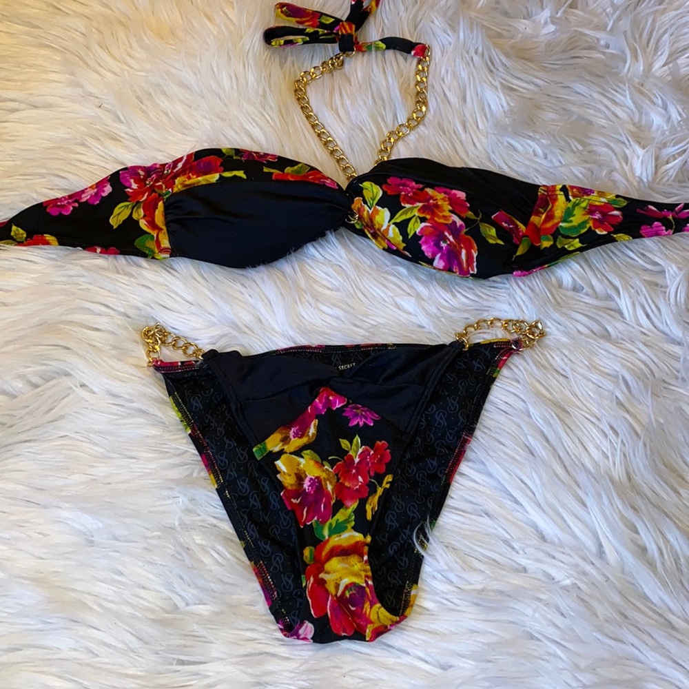 Victoria Secret Bikini with gold chains